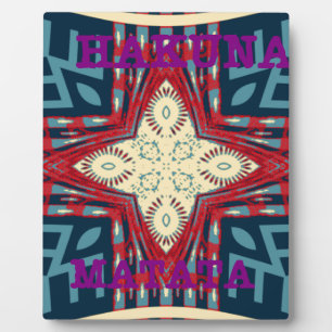 Plaque Photo Hakuna Matata Hope disign