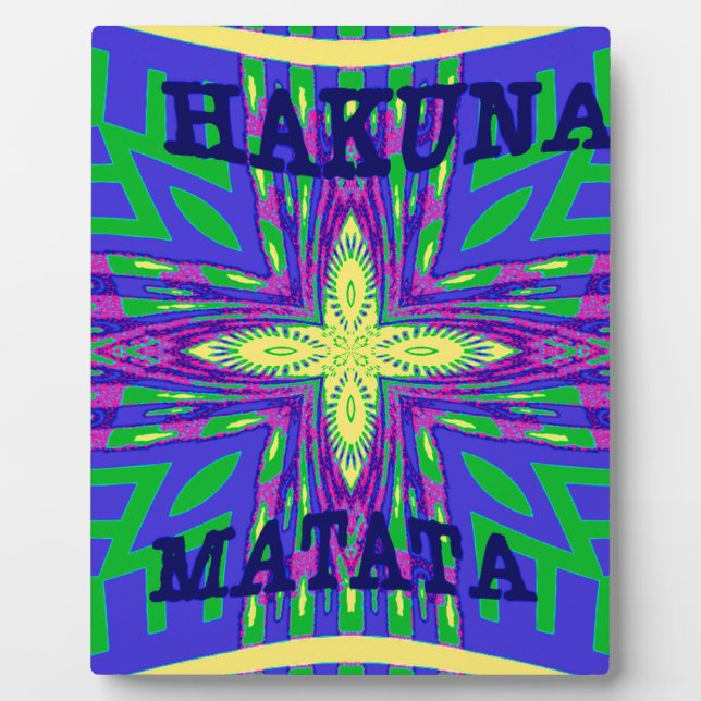 Plaque Photo Hakuna matata Mombasa (Devant)