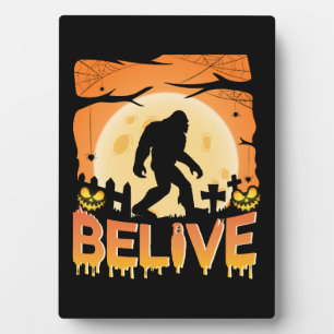 Plaque Photo Halloween bigfoot dans cauchemar croire halloween