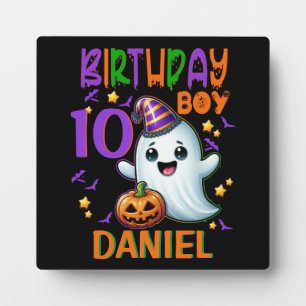 Plaque Photo Halloween Fantôme Anniversaire Garçon Conception É