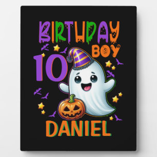Plaque Photo Halloween Fantôme Anniversaire Garçon Conception É