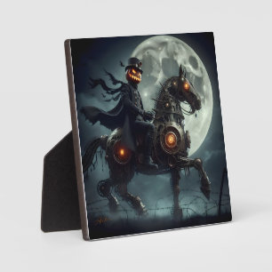 Plaque Photo Halloween Steampunk Horseman sans tête