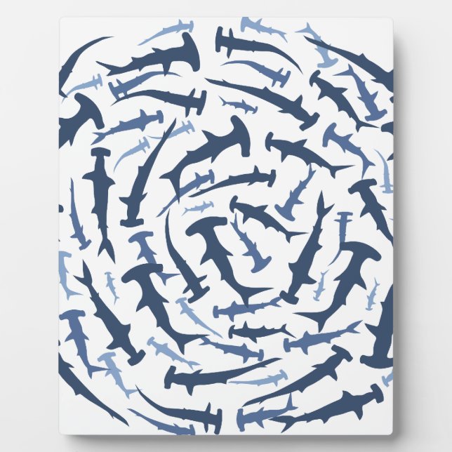 Plaque Photo hammerhai requin marteau plongée sous-marine (Devant)