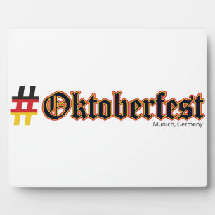 Plaque Photo Hashtag Oktoberfest