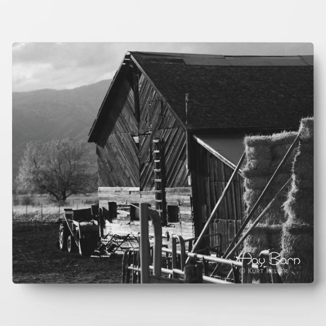 Plaque Photo Hay Barn (Devant)