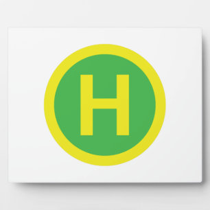 Plaque Photo Helipad Sign