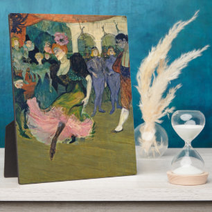 Plaque Photo Henri de Toulouse-Lautrec Carte : Le voyage de M