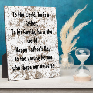 Plaque Photo Héros méconnus