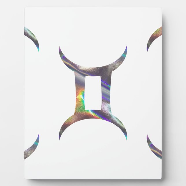 Plaque Photo hologramme Gemini (Devant)