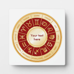 Plaque Photo Horoscope Mandala