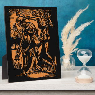 Plaque Photo Horreurs Déterrées de Mineurs Morts pour Halloween