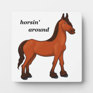 PLAQUE PHOTO HORSIN' AUTOUR