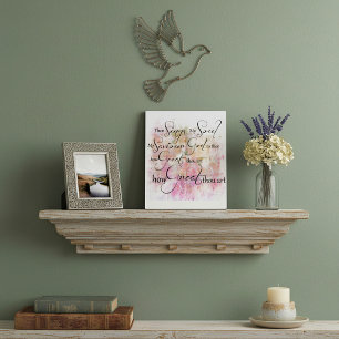 Plaque Photo How great thou art