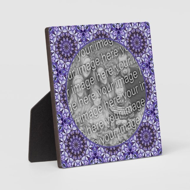 Plaque Photo Hydrangea Flower Petal Abstrait Ajouter Votre Prop (Recto)