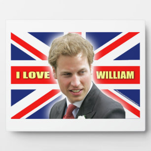 Plaque Photo I Love William