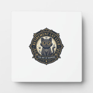 Plaque Photo Idée cadeau chat papa chat retraite - Chat de retr