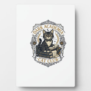 Plaque Photo Idée cadeau pour papa chat de l'Académie sombre -