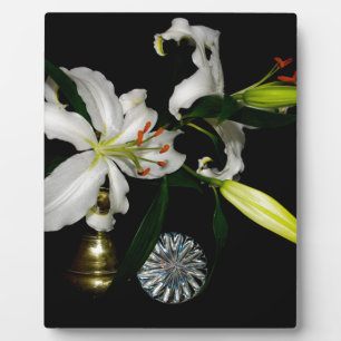 Plaque Photo Iirsh Design - Collection de laiton et de fleurs