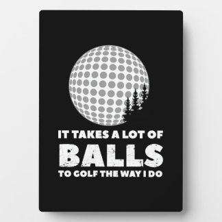 Plaque Photo Il Faut Beaucoup De Ballons Au Golf Golf Golfing