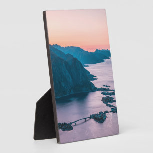 Plaque Photo Iles Lofoten Norvège