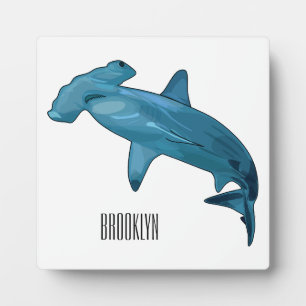 Plaque Photo Illustration de requin marteau