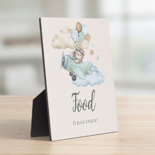 Plaque Photo Impossible d'attendre la Baby Shower Profitez de l