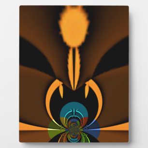 Plaque Photo Impression de contraste de couleur Abstraite