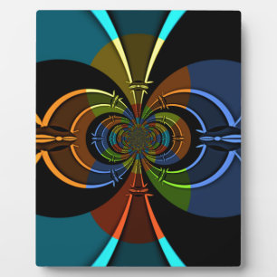 Plaque Photo Impression d'une éclatement de couleur Abstraite