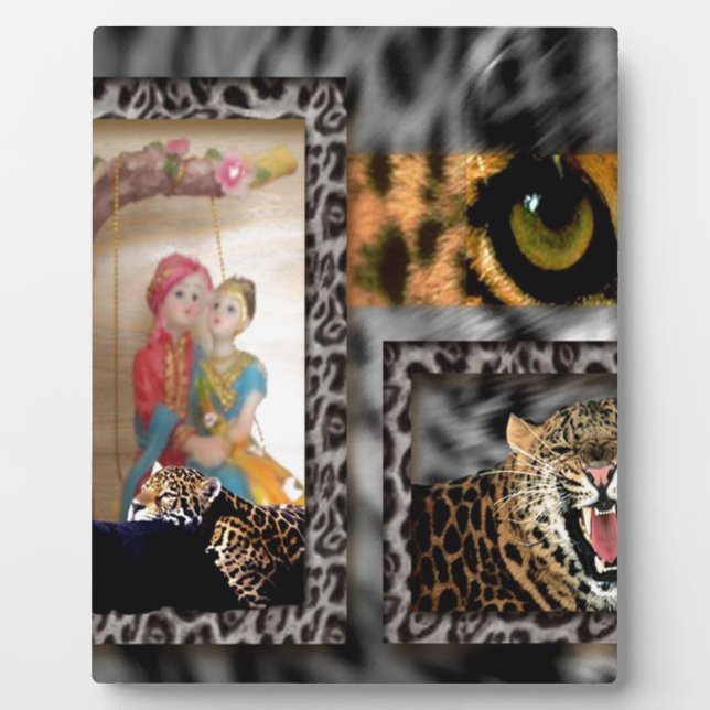 Plaque Photo Impression Tiger & Couple Art (Devant)