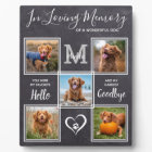 In Love Mémoire Personnalisée Pet Photo Memorial
