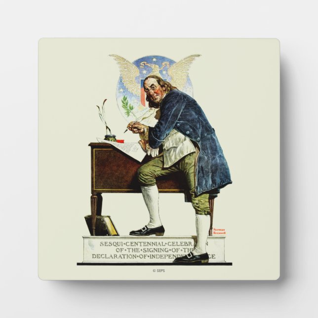 Plaque Photo Indépendance (Devant)