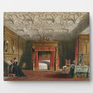 Plaque Photo Inlaid Chamber, Sizergh, Westmoreland, 1849 (w/c