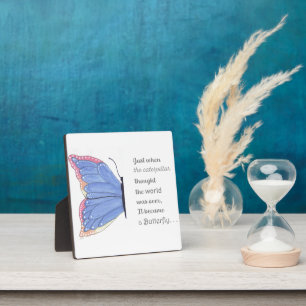 Plaque Photo Inspiration papillon