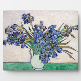 Plaque Photo Irises Vincent van Gogh