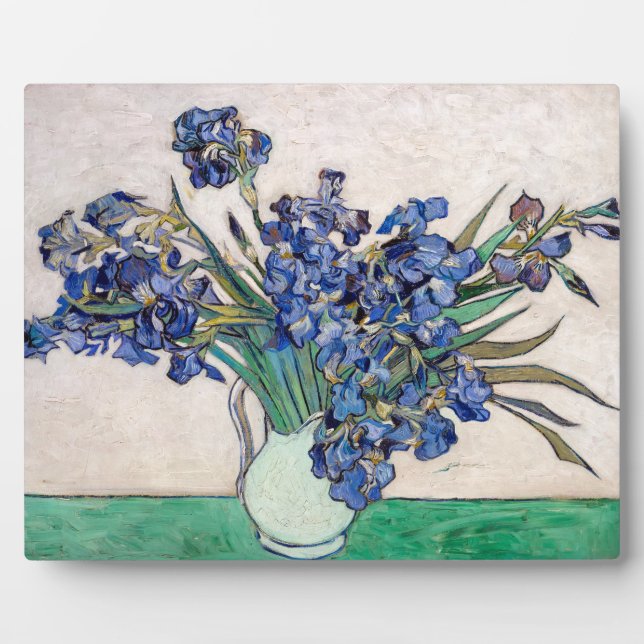 Plaque Photo Irises | Vincent van Gogh | (Devant)
