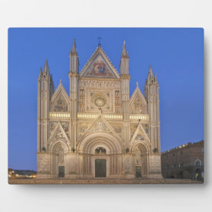 Plaque Photo Italie, Ombrie, Orvieto, Cathédrale d'Orvieto
