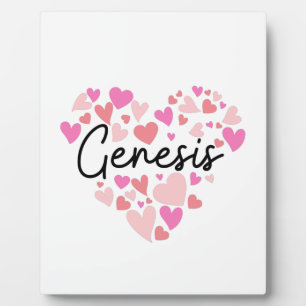 Plaque Photo J'aime Genesis