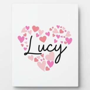 Plaque Photo J'aime Lucy