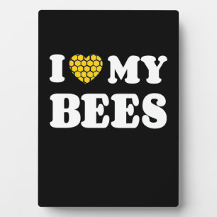 Plaque Photo J'aime mes abeilles