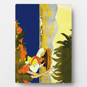 Plaque Photo Jamaïcaine portant des fruits