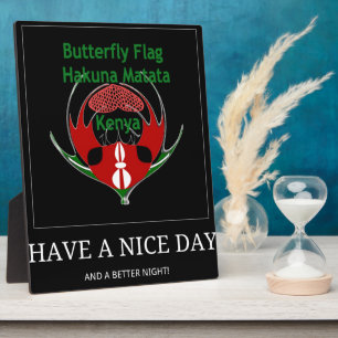 Plaque Photo Jambo Kenya