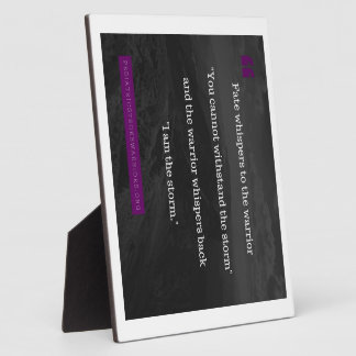 Plaque Photo Je suis la collection Storm