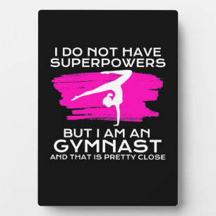 Plaque Photo Je Suis Un Gymnaste Et C'Est Assez Proche