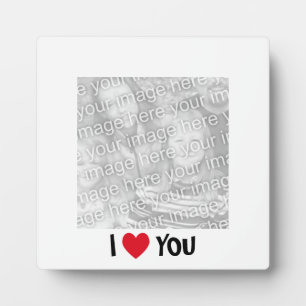 Plaque Photo Je T'Aime