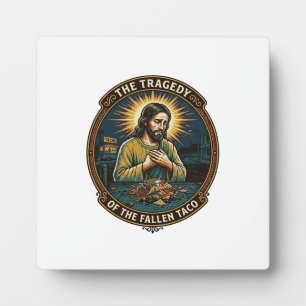 Plaque Photo Jésus a lâché la nourriture de rue de tacos de nui