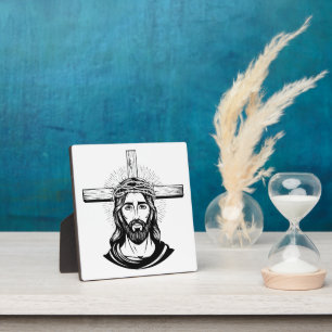 Plaque Photo Jésus-Christ
