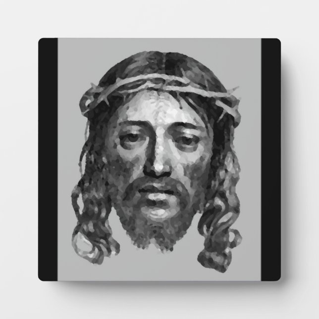 PLAQUE PHOTO JESUS CHRIST (Devant)