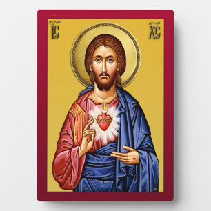 Plaque Photo Jésus Christ fils de Dieu nouveau