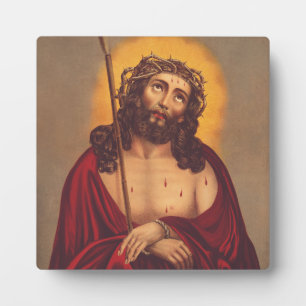 Plaque Photo Jésus est couronné d'une couronne d'épines