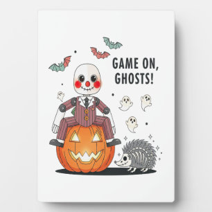 Plaque Photo Jeu sur Halloween des fantômes